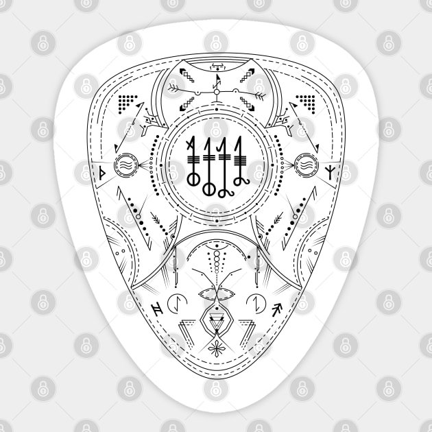 Svefnthorn | Norse Pagan Symbol Sticker by CelestialStudio